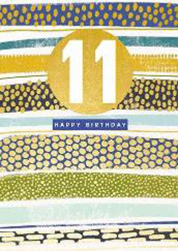 Picture of HAPPY 11TH BIRTHDAY CARD MALE